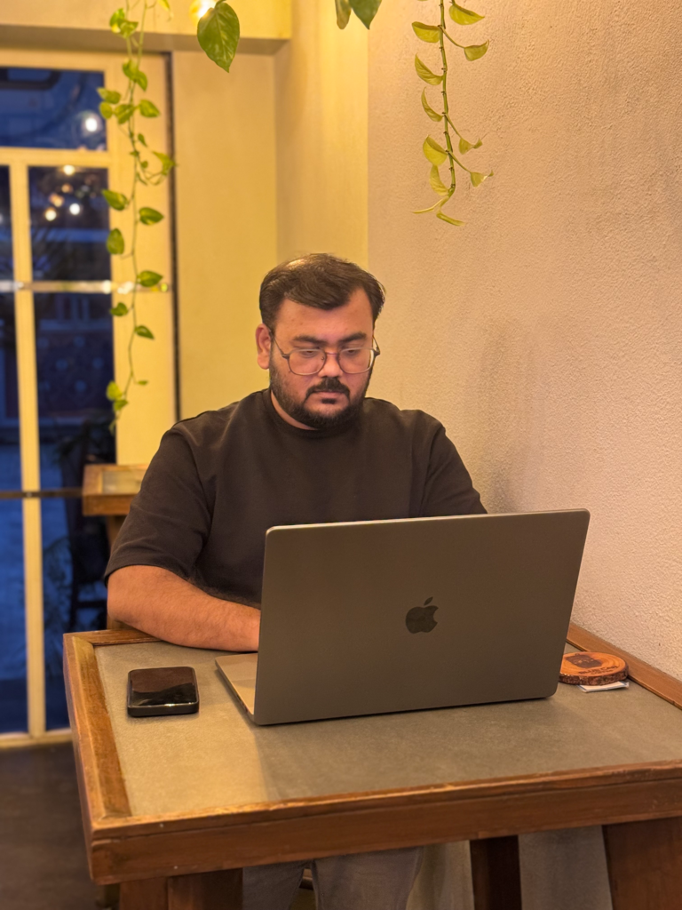 Jatin Lathiya at work